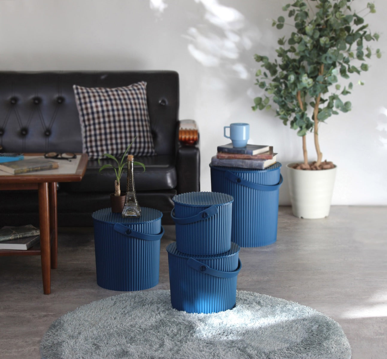 Omnioutil Japansk spand, navy - 4 L. - Bahne